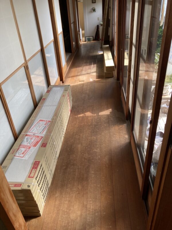 岸和田市にて床修繕リフォーム工事の施工前写真