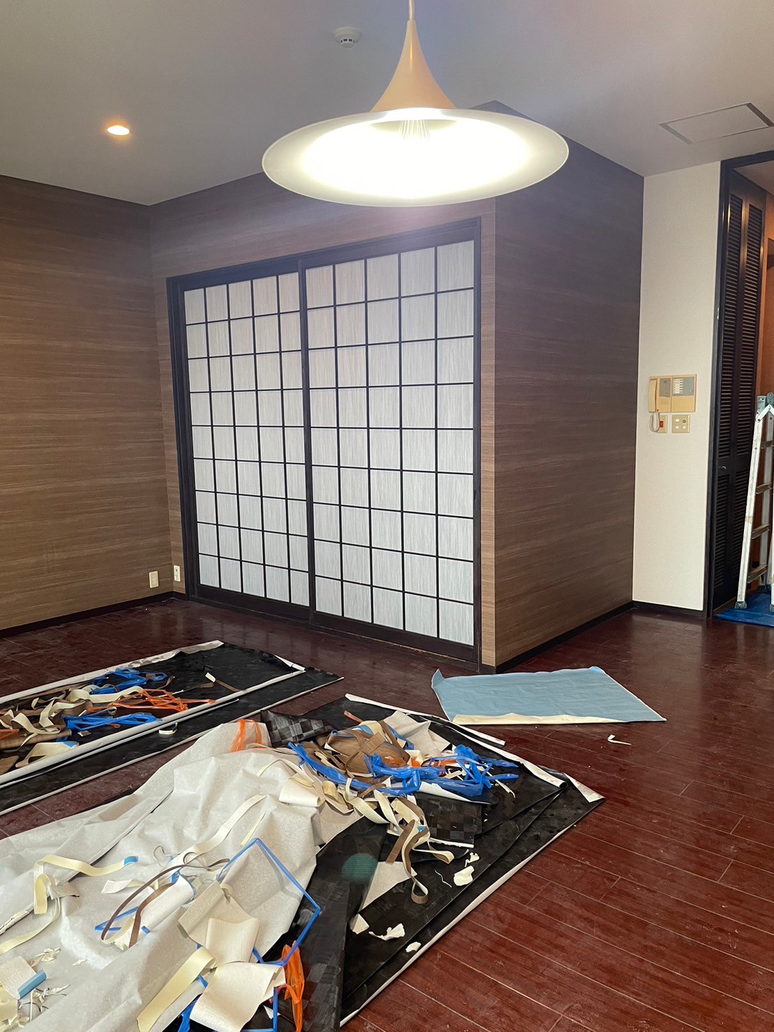 兵庫県佐用町にてホテル内装修繕工事の施工前写真