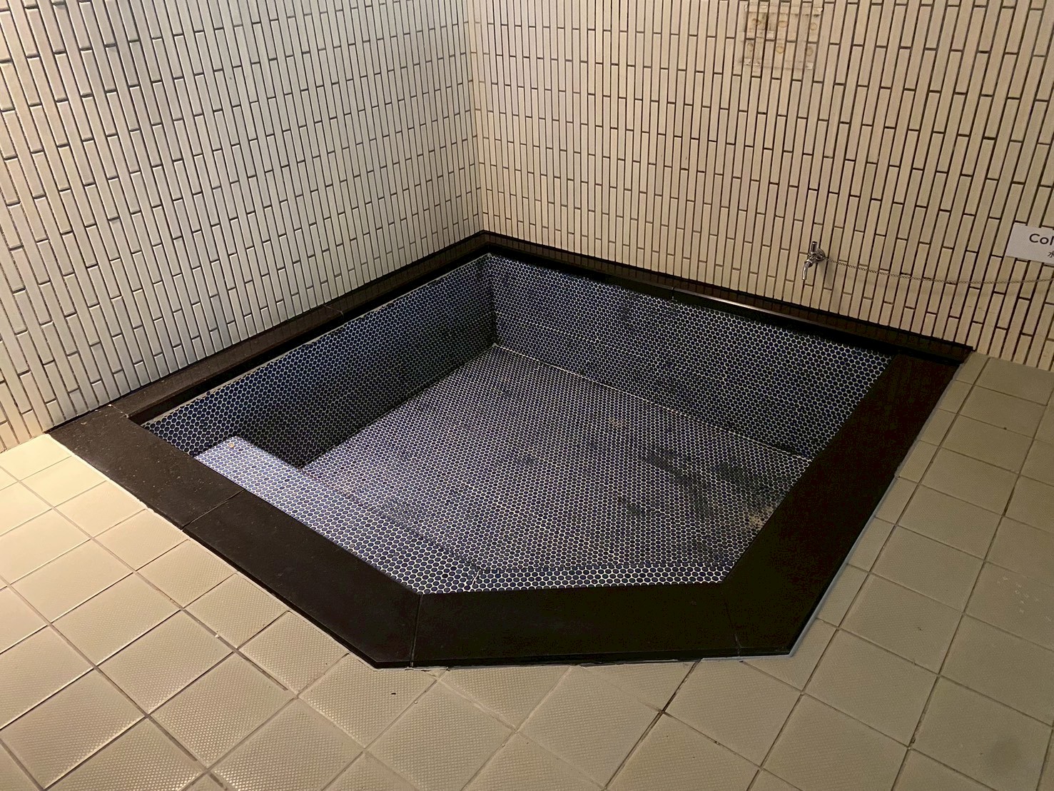 大阪市にて美装工事〈銭湯の水垢・石鹸カスを徹底除去し清潔な空間へ〉の施工後写真